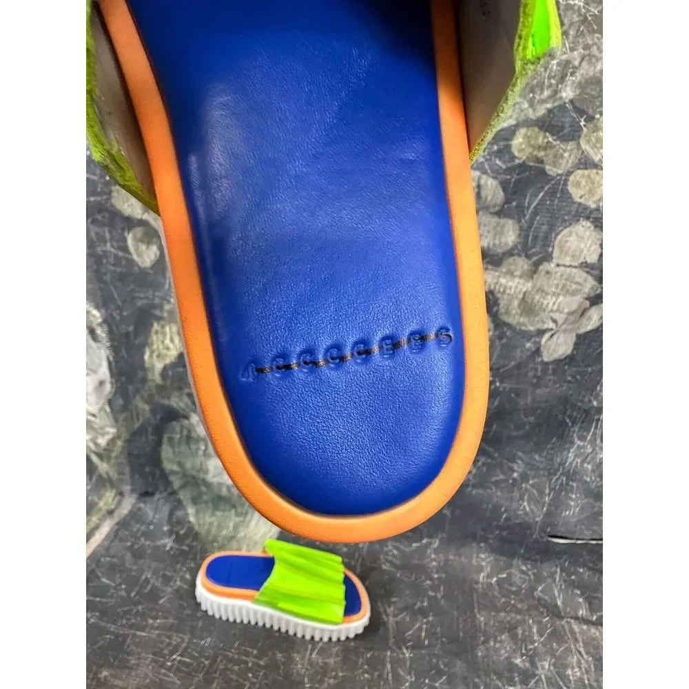 Free People Pleats & Thank You Slides Size 37 - Picture 6 of 7